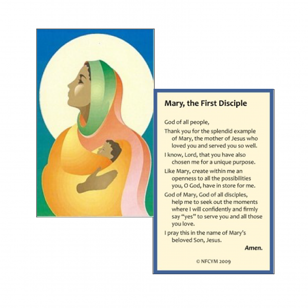 Mary, the First Disciple Prayer Card (Single Card)
