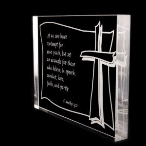 St. Timothy Acrylic Plaque (Contact Local Diocese for Award)